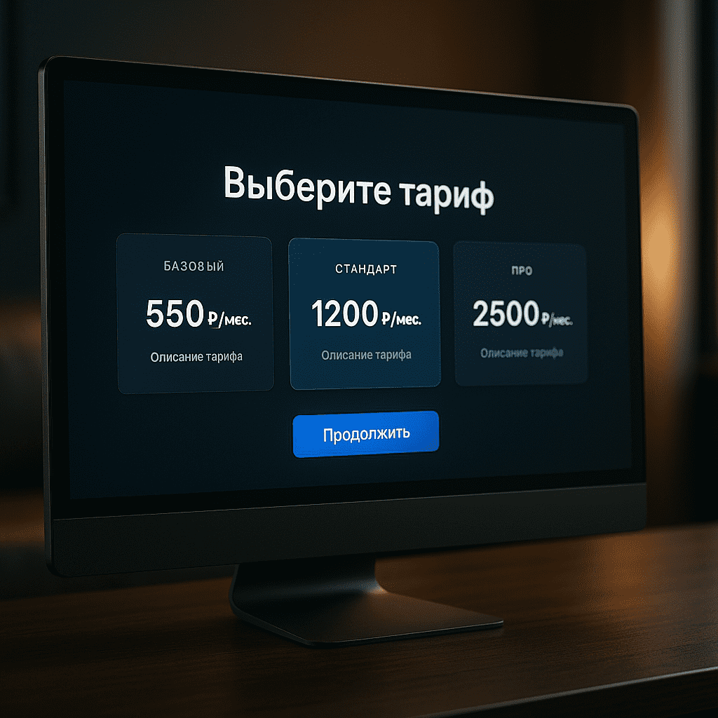 Выбор тарифа